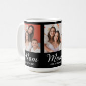 Mug Maman a établi le script noir 3 Photo (Devant gauche)