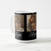 Mug Maman a établi le script noir 3 Photo (Devant gauche)