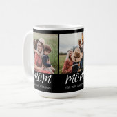 Mug Maman a établi le script noir 3 Photo (Devant gauche)
