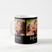 Mug Maman a établi le script noir 3 Photo (Devant gauche)