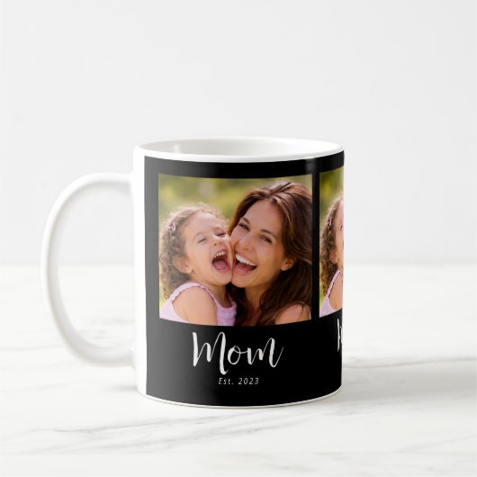 Mug Maman a établi le script noir 3 Photo (Gauche)