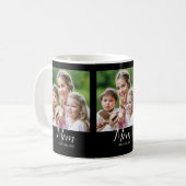 Mug Maman a établi le script noir 3 Photo (Devant gauche)