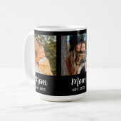 Mug Maman a établi le script noir 3 Photo (Devant gauche)