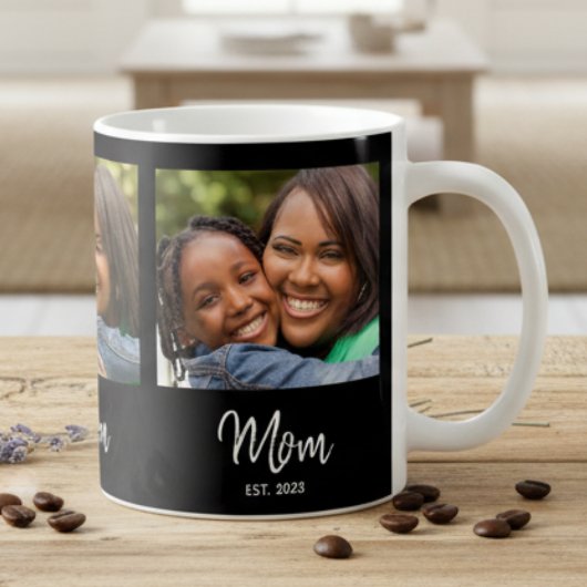 Mug Maman a établi le script noir 3 Photo