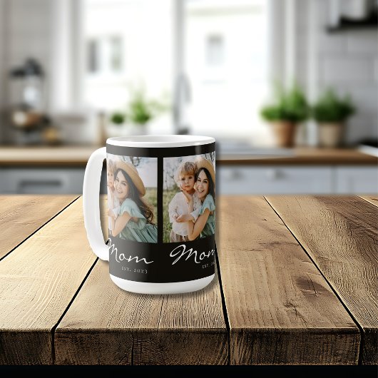 Mug Maman a établi le script noir 3 Photo