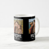 Mug Maman a établi le script noir 3 Photo (Devant droit)