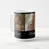 Mug Maman a établi le script noir 3 Photo (Devant gauche)
