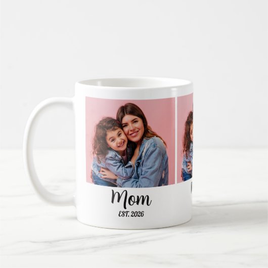 Mug Maman a établi Script Noir 3 Photo (Gauche)