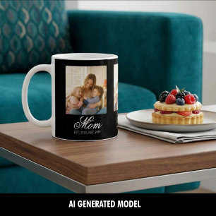 Mug Maman a établi trois souvenirs photo chéris