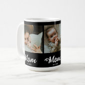 Mug Maman a établi un script gras moderne noir 3 Photo (Devant gauche)