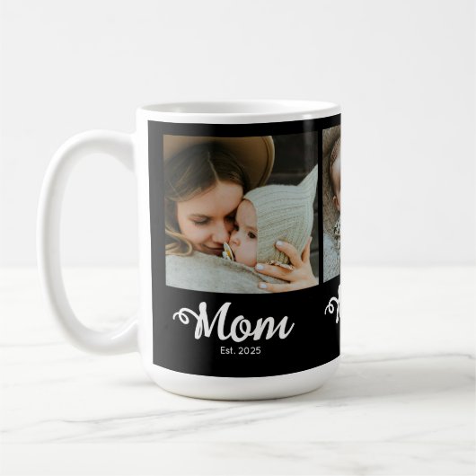 Mug Maman a établi un script gras moderne noir 3 Photo (Gauche)