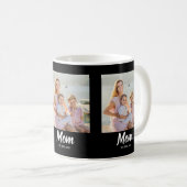 Mug Maman a établi un script moderne noir 3 Photo (Devant droit)