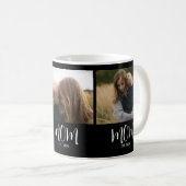 Mug Maman a établi un script moderne noir 3 Photo (Devant droit)