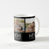 Mug Maman a établi un script moderne noir 3 Photo (Devant droit)
