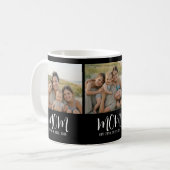 Mug Maman a établi un script moderne noir 3 Photo (Devant gauche)
