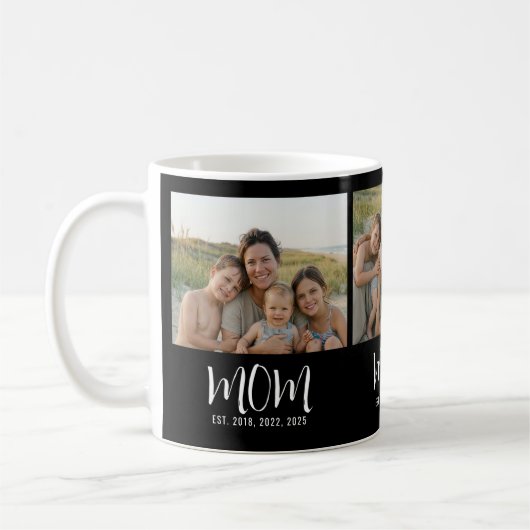 Mug Maman a établi un script moderne noir 3 Photo (Gauche)