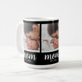 Mug Maman a établi un script noir 3 Photo (Devant gauche)