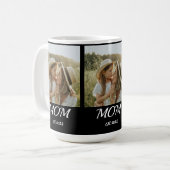 Mug Maman a établi un script noir 3 Photo (Devant gauche)