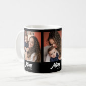 Mug Maman a établi un script noir 3 Photo (Devant gauche)