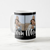 Mug Maman a établi un script noir 3 Photo (Devant gauche)