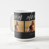 Mug Maman a établi un script noir 3 Photo (Devant gauche)