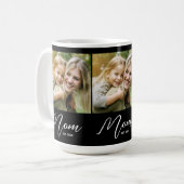 Mug Maman a établi un script noir 3 Photo (Devant gauche)