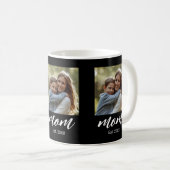 Mug Maman a établi un script noir 3 Photo (Devant droit)
