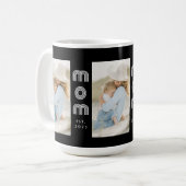 Mug Maman a établi un script noir 3 Photo (Devant gauche)