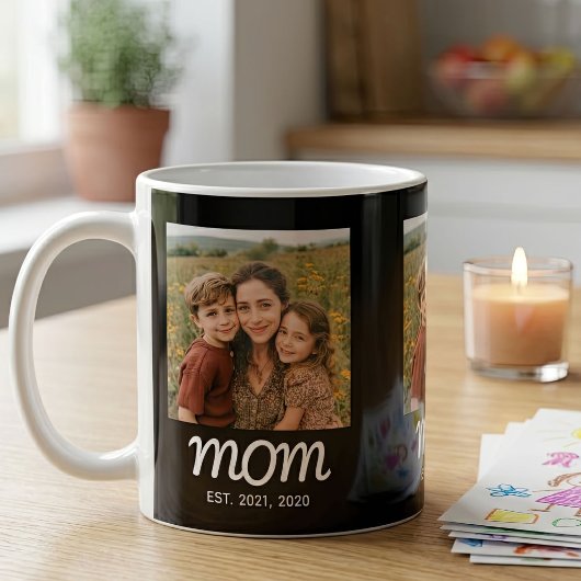 Mug Maman a établi un script noir 3 Photo