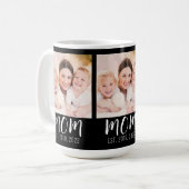 Mug Maman a établi un script noir 3 Photo (Devant gauche)