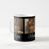 Mug Maman a établi un script noir 3 Photo (Devant gauche)