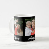 Mug Maman a établi un script noir 3 Photo (Devant gauche)