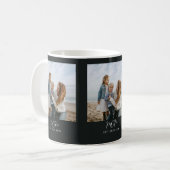 Mug Maman a établi un script noir 3 Photo Café (Devant gauche)