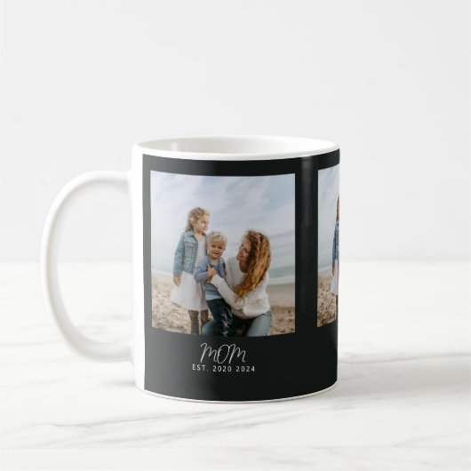 Mug Maman a établi un script noir 3 Photo Café (Gauche)