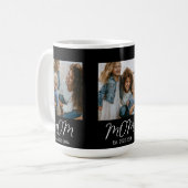 Mug Maman a établi un script noir 3 Photo isolée (Devant gauche)