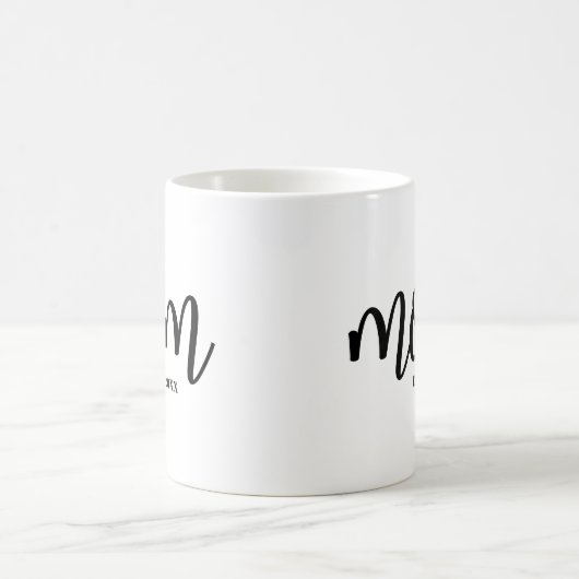 Mug Maman a établi un script noir Mère de la mère (Centre)