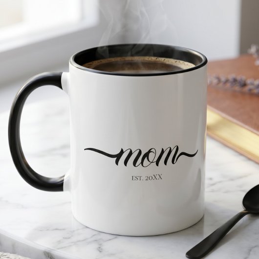 Mug Maman a établi un script personnalisé année Mère 