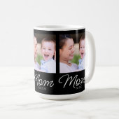 Mug Maman a établi un script photo noir (Devant droit)