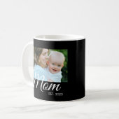 Mug Maman a établi un script photo noir (Devant gauche)