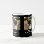 Mug Maman a établi un script photo noir (Devant droit)