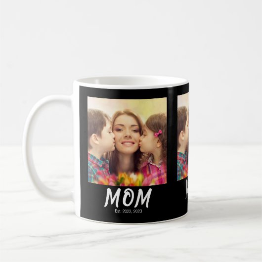 Mug Maman a établi un script photo noir (Gauche)