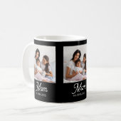 Mug Maman a établi un script photo noir (Devant gauche)