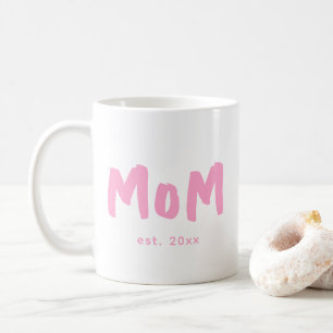 Mug Maman a établi une nouvelle typographie rose pour