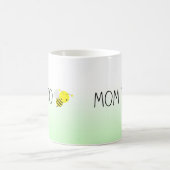 Mug Maman à être, vert de bourdon/jaune mignons (Centre)