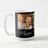 Mug Maman a fondé 3 Photo Script Noir (Gauche)
