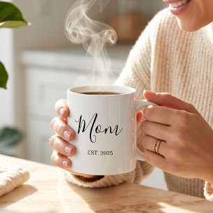 Mug Maman a fondé un nouveau cadeau pour maman minimal