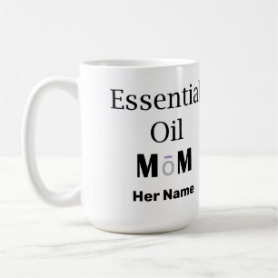 Mug Maman à l'huile essentielle avec son nom