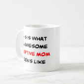 Mug maman adoptive, génial (Devant gauche)