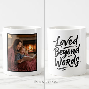 Mug Maman aimée au-delà des mots personnalisable avec