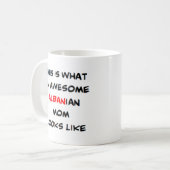 Mug maman albanaise, génial (Devant gauche)